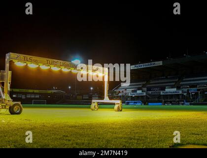 Bristol, Großbritannien. 10. Januar 2023. Allgemeiner Blick auf das Memorial Stadium während des Papa John's Trophy Spiels Bristol Rovers vs Plymouth Argyle im Memorial Stadium, Bristol, Großbritannien, 10. Januar 2023 (Foto von Stanley Kasala/News Images) in Bristol, Großbritannien, am 1./10. Januar 2023. (Foto: Stanley Kasala/News Images/Sipa USA) Guthaben: SIPA USA/Alamy Live News Stockfoto