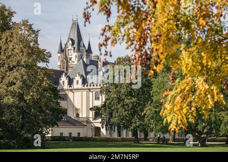 Schloss Grafenegg, Grafenegg, Niederösterreich, Österreich Stockfoto