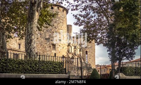 Palais des archevêques in Narbonne. Erbaut im 4. Jahrhundert. Denkmal-Historie. Stockfoto