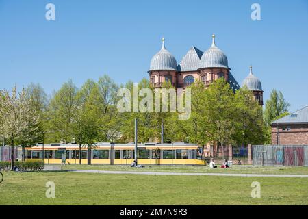 Deutschland, Baden-Württemberg, Karlsruhe, im Otto Dullenkopf Park. Stockfoto