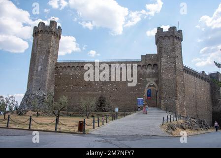 Festung Montalcino, Provinz Siena, Toskana, Italien Stockfoto