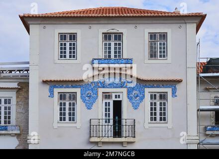 Bahnhofsgebäude, Aveiro, Portugal Stockfoto