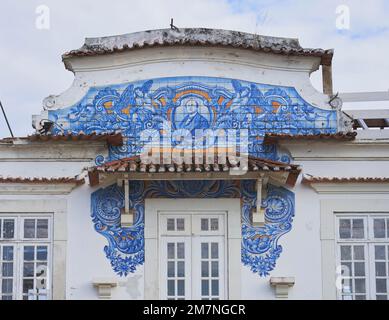 Bahnhofsgebäude, Aveiro, Portugal Stockfoto