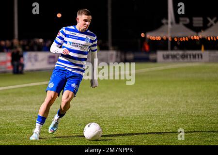 DEN HAAG, NIEDERLANDE - JANUAR 10: Camiel Neghli von De Graafschap während des Spiels der niederländischen TOTO KNVB Cup Runde 2 zwischen HV & CV Quick und De Graafschap im Sportpark Nieuw Hanenburg am 10. Januar 2023 in Den Haag, Niederlande (Foto von Kees Kuijt/Orange Pictures) Stockfoto