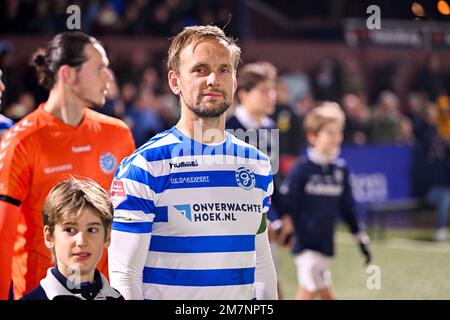 DEN HAAG, NIEDERLANDE - JANUAR 10: Siem de Jong von De Graafschap während des Spiels der niederländischen TOTO KNVB Cup Runde 2 zwischen HV & CV Quick und De Graafschap im Sportpark Nieuw Hanenburg am 10. Januar 2023 in Den Haag, Niederlande (Foto von Kees Kuijt/Orange Pictures) Stockfoto