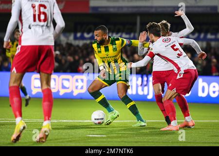 Werkendam, Niederlande. 10. Januar 2023, Mario Bilate von ADO während des Toto KNVB Cup-Spiels zwischen Kozak Boys und ADO Den Haag am 10. Januar 2023 im Sportpark de Zwaaier in Werkendam, Niederlande. ANP OLAF KRAAK Stockfoto