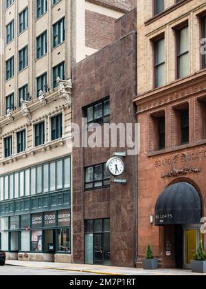 St. Louis Federal Savings and Loan Association-Gebäude, entworfen von P. John Hoener Stockfoto