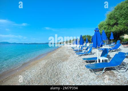 Barbati Beach, Korfu, Ionische Inseln, Griechenland Stockfoto