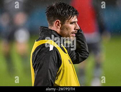 Bristol, Großbritannien. 10. Januar 2023. Plymouth Argyle Mittelfeldspieler Joe Edwards (8) während des Papa John's Trophy Spiels Bristol Rovers vs Plymouth Argyle im Memorial Stadium, Bristol, Großbritannien, 10. Januar 2023 (Foto von Stanley Kasala/News Images) in Bristol, Großbritannien, am 1./10. Januar 2023. (Foto: Stanley Kasala/News Images/Sipa USA) Guthaben: SIPA USA/Alamy Live News Stockfoto