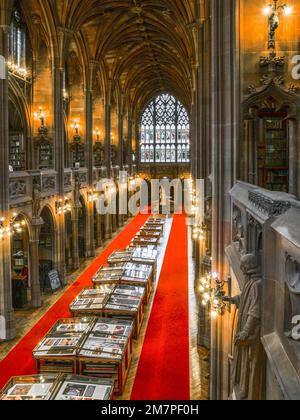 John Rylands Library, Deansgate, Manchester, Großbritannien Stockfoto