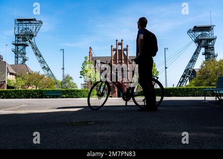 ZOLLERN Colliery Cycling im Ruhrgebiet, LWL Industrial Museum Zollern Colliery, Dormtund NRW, Deutschland Stockfoto