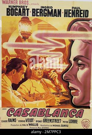 CASABLANCA 1942 Warner Bros Bilder Filmen Stockfoto