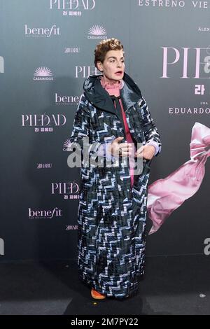 Madrid. Spanien. 20230110, Antonia Dell'Atte nimmt am 10. Januar 2023 im Magno Theatre in Madrid, Spanien, an der „La Piedad“-Party Teil Stockfoto