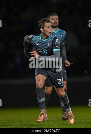 Bristol, Großbritannien. 10. Januar 2023. Plymouth Argyle Mittelfeldspieler Callum Wright (26) während des Papa John's Trophy-Spiels Bristol Rovers vs Plymouth Argyle im Memorial Stadium, Bristol, Großbritannien, 10. Januar 2023 (Foto von Stanley Kasala/News Images) in Bristol, Großbritannien, am 1.10.2023. (Foto: Stanley Kasala/News Images/Sipa USA) Guthaben: SIPA USA/Alamy Live News Stockfoto