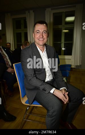 Torsten Herbst (MdB und parlamentarischer Geschäftsführer der Bundestagsfraktion) beim Neujahrsempfang der FDP Görlitz im Wichernhaus. Görlitz, 10,01. Stockfoto