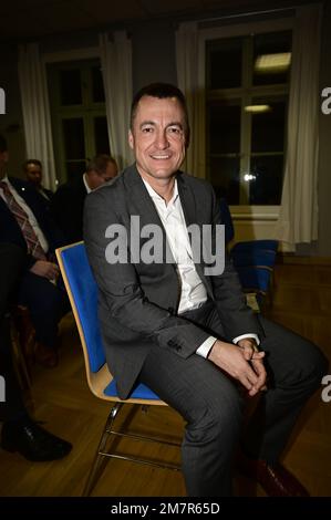 Torsten Herbst (MdB und parlamentarischer Geschäftsführer der Bundestagsfraktion) beim Neujahrsempfang der FDP Görlitz im Wichernhaus. Görlitz, 10,01. Stockfoto