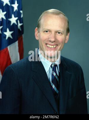 William H. Taft IV, stellvertretender Verteidigungsminister. Land: Unbekannt Stockfoto