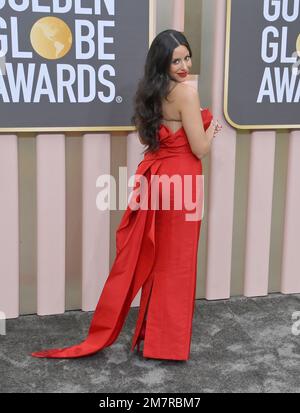Beverly Hills, Usa. 10. Januar 2023. Naz Perez kommt am Dienstag, den 10. Januar 2023, für die 80. jährlichen Golden Globe Awards im Beverly Hilton in Beverly Hills, Kalifornien. Foto: Jim Ruymen/UPI Credit: UPI/Alamy Live News Stockfoto