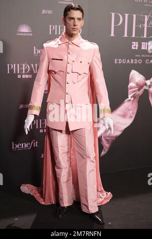 Madrid, Spanien. 10. Januar 2023. Eduardo Casanova besucht die Fotogelegenheit des Films „LA PIEDAD“ im magno Theater in Madrid. (Foto: Atilano Garcia/SOPA Images/Sipa USA) Guthaben: SIPA USA/Alamy Live News Stockfoto