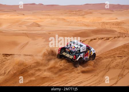 Haradh, Saudi-Arabien - 10. Januar 2023, während der Phase 9 des Dakar 2023 zwischen Riad und Haradh, am 10. Januar 2023 in Haradh, Saudi-Arabien - Foto: Florent Gooden/DPPI/LiveMedia Stockfoto