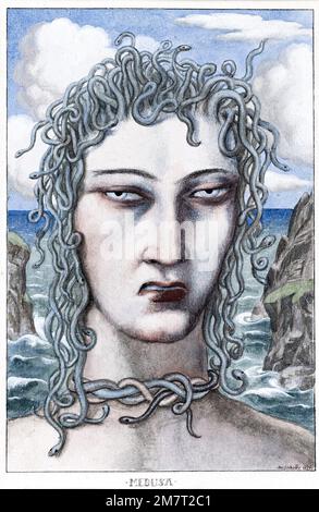 Rex Whistler - Medusa - 1926 Stockfoto