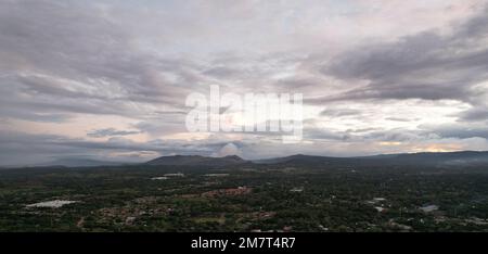 Vulkanpark Masaya aus der Vogelperne Stockfoto