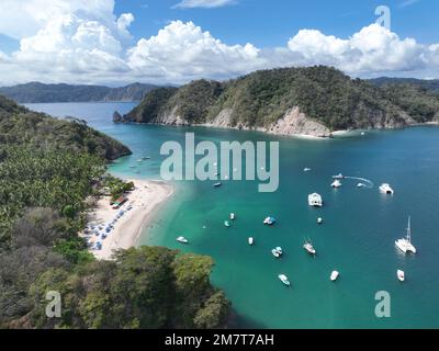 Insel Tortuga (Isla Tortuga), Pazifikküste, Costa Rica Stockfoto