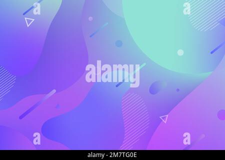 Vektor mit abstraktem, nahtlos gemustertem Hintergrund in Violett Stock Vektor