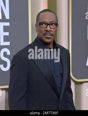 Beverly Hills, Usa. 10. Januar 2023. Eddie Murphy kommt am Dienstag, den 10. Januar 2023, für die 80. jährlichen Golden Globe Awards im Beverly Hilton in Beverly Hills, Kalifornien. Foto: Jim Ruymen/UPI Credit: UPI/Alamy Live News Stockfoto