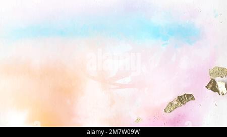 Bunte abstrakte Aquarell Malerei Hintergrund Vektor Stock Vektor