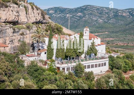 la Pietat Hermitage, Ulldecona, Katalonien, Spanien Stockfoto