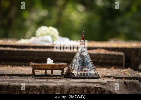 Chau Say Tevado Tempel - Hochzeitsfotografie Stockfoto