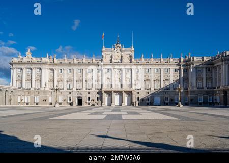 Königspalast von Madrid (Palacio Real), Madrid, Spanien Stockfoto