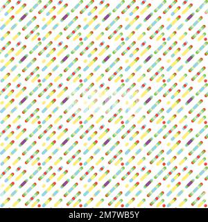 Nahtlos parallele, diagonale, überlappende Farblinien erzeugen ein Hintergrundmuster. Vektordarstellung. Eps 10. Stock Vektor