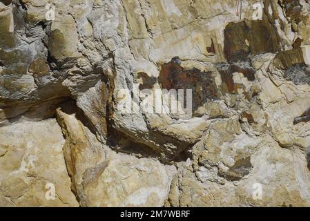 Kaolin-Steinbruch Izumiyama in Arita, Kyushu Island. Der erste Standort, der in Japan für Kaolin entdeckt wurde, den Rohstoff für die Herstellung von Porzellanerde. Stockfoto