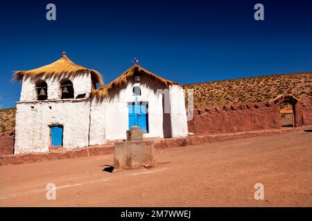 Kolonialkirche. Nördlich von Chile Stockfoto