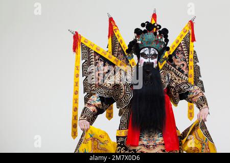 Pekinger Oper zhang fei, Stockfoto