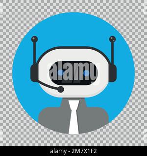 Bot-Symbol. Konzept des Chatbot-Symbols. Vektordarstellung. Eps 10. Stock Vektor