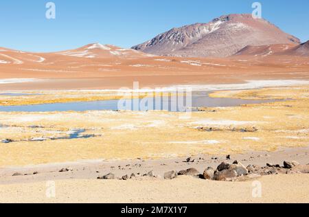 5.000 Meter hoch in den chilenischen Anden Stockfoto