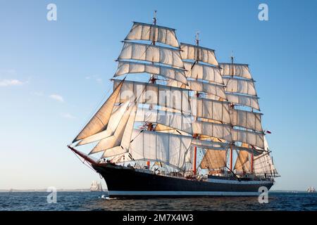 Russisches Großschiff Sedov, Falmouth-Rennen, 2008 Stockfoto