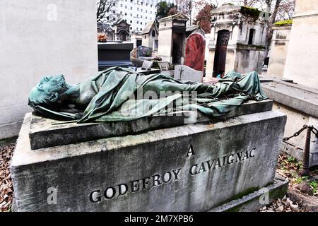 Cimetière de Montmartre - Paris - Frankreich Stockfoto