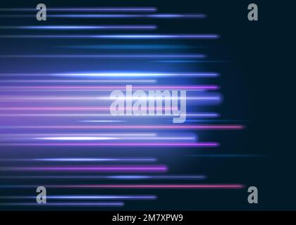 Hochgeschwindigkeitsbewegung. Hightech-Technologie-Hintergrund. Vektordarstellung. Eps 10. Stock Vektor