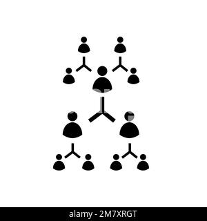 Firmensymbol. Referenzsymbol isolierte Zeichensymbol-Vektordarstellung – Sammlung hochwertiger schwarzer Vektorsymbole Stock Vektor