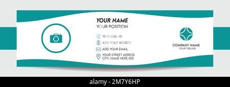 Vorlage für kreatives und professionelles Design Stock Vektor