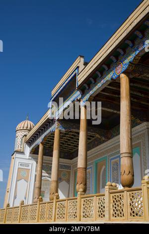 Hazart-Khizr Moschee Komplex, ursprünglich erbaut aus dem 8. Jahrhundert, Samarkand, Usbekistan Stockfoto