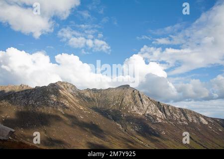 Die Ziege fiel und die Nordziege fiel von den Hängen von Cir Mhor über Glen Rosa auf der Insel Arran North Ayrshire Schottland Stockfoto