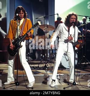 Rockpop, Konzert- und Live-Musik-Sendereihe, Deutschland 1977 - 1982, Sendung vom 3. Juni 1978, live auf der Bühne: Ausländer, britisch-amerikanische Rockband mit Sänger Lou Gramm, rechts. Stockfoto