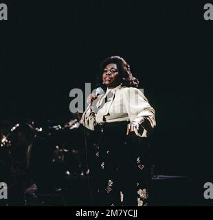 Phonzeit - Musik für junge Leute, Musik-Sendereihe, Deutschland 1975, Mitwirkende: Amerikanischer Jazz- und Popsängerin Donna Hightower Stockfoto