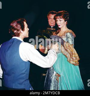 Prinz Friedrich von Homburg, Theaterstück nach Heinrich von Kleist, TV-Verfilmung, Deutschland 1961, Regie: Fritz Umgelter, Darsteller: Thomas Holtzmann, Ewald Balser, Anna Dammann Stockfoto