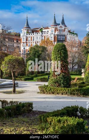 Buen Retiro Park (Parque del Buen Retiro), Madrid, Spanien Stockfoto